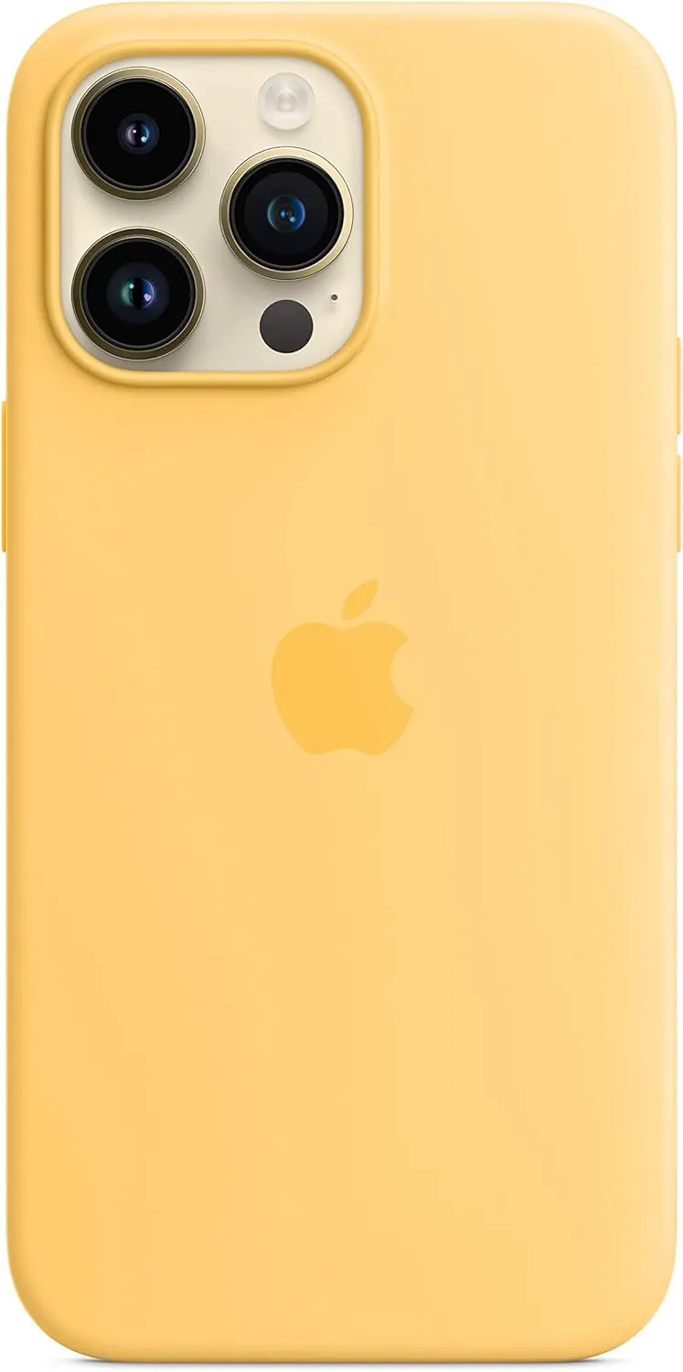Apple iPhone 14 Pro Max Silicone Case with MagSafe - Sunglow