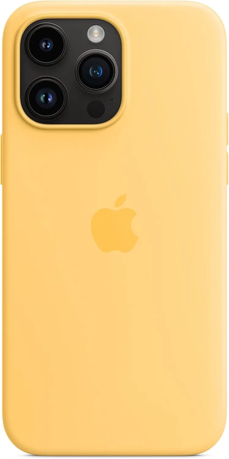 Apple iPhone 14 Pro Max Silicone Case with MagSafe - Sunglow