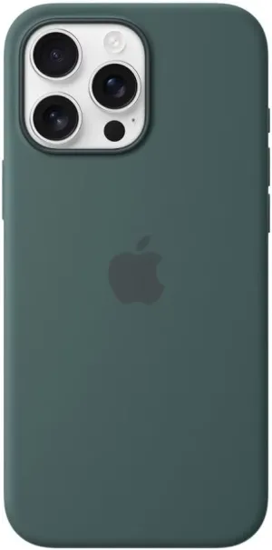 Apple iPhone 16 Pro Max Silicone Case with MagSafe and Camera Control - Lake Green ​​​​​​​