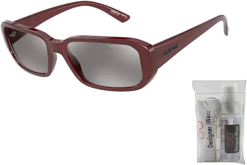ARNETTE Gringo AN4265 Rectangle Sunglasses for Men   BUNDLE with Designer iWear Eyewear Kit