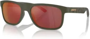 ARNETTE Khim AN4341 Square Sunglasses for Men   BUNDLE WIth Designer iWear Complimentary Eyewear Kit