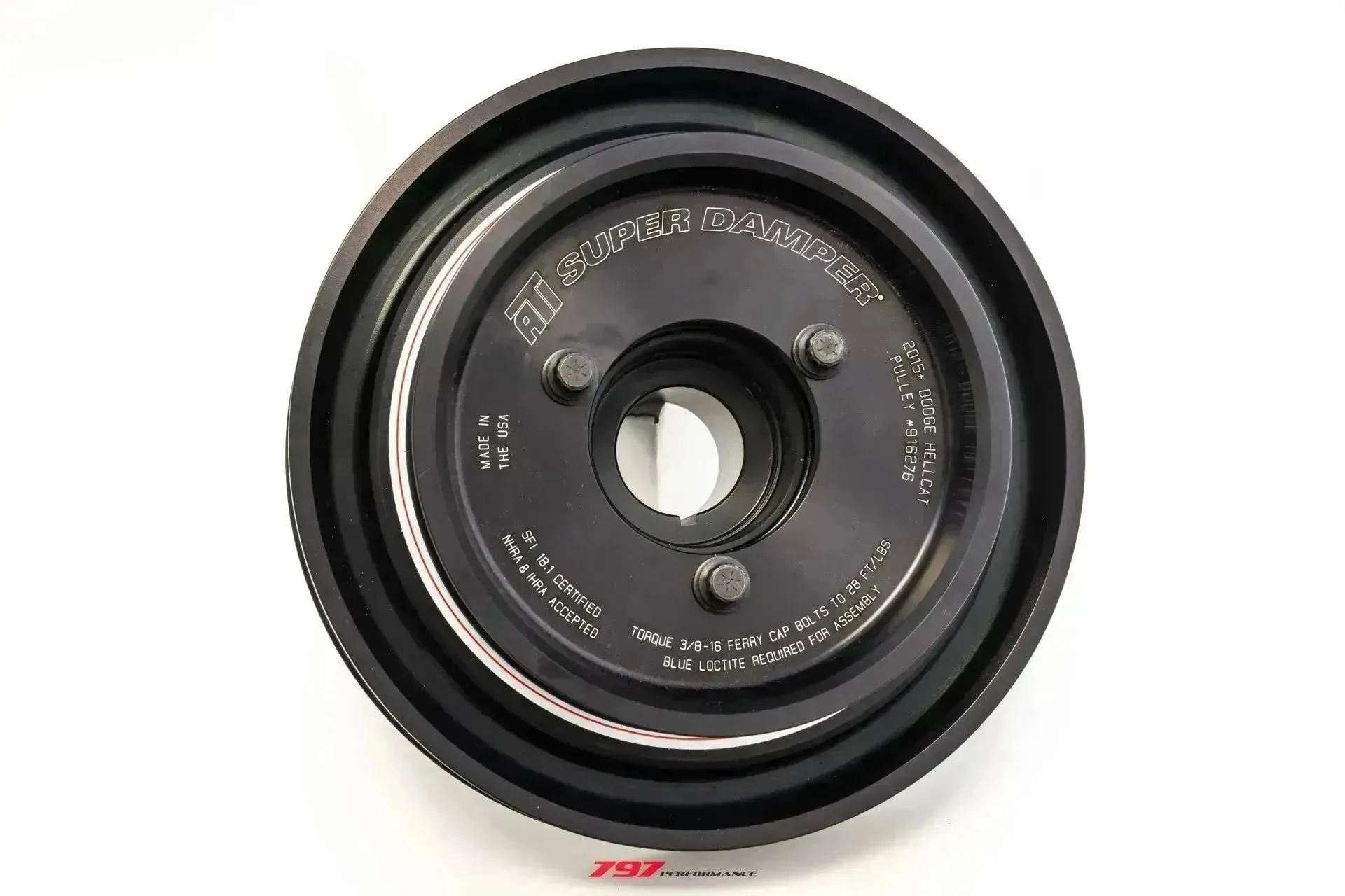 ATI SUPER DAMPER SFI 10% OVERDRIVE (2015-2023 SRT HELLCAT )