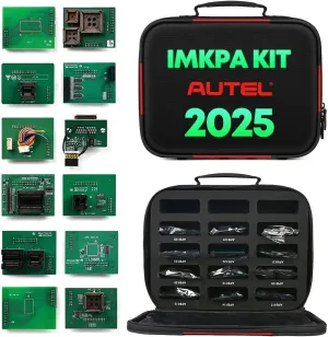 Autel MaxiIM IMKPA KIT - 12Pcs Expanded Fo-b Programming Chips w/Case, Work with XP400 PRO   Autel IM608 PRO II IM608S II IM608 PRO IM608 II IM508S IM508, Advanced for Benz/BWM/VW/Audi