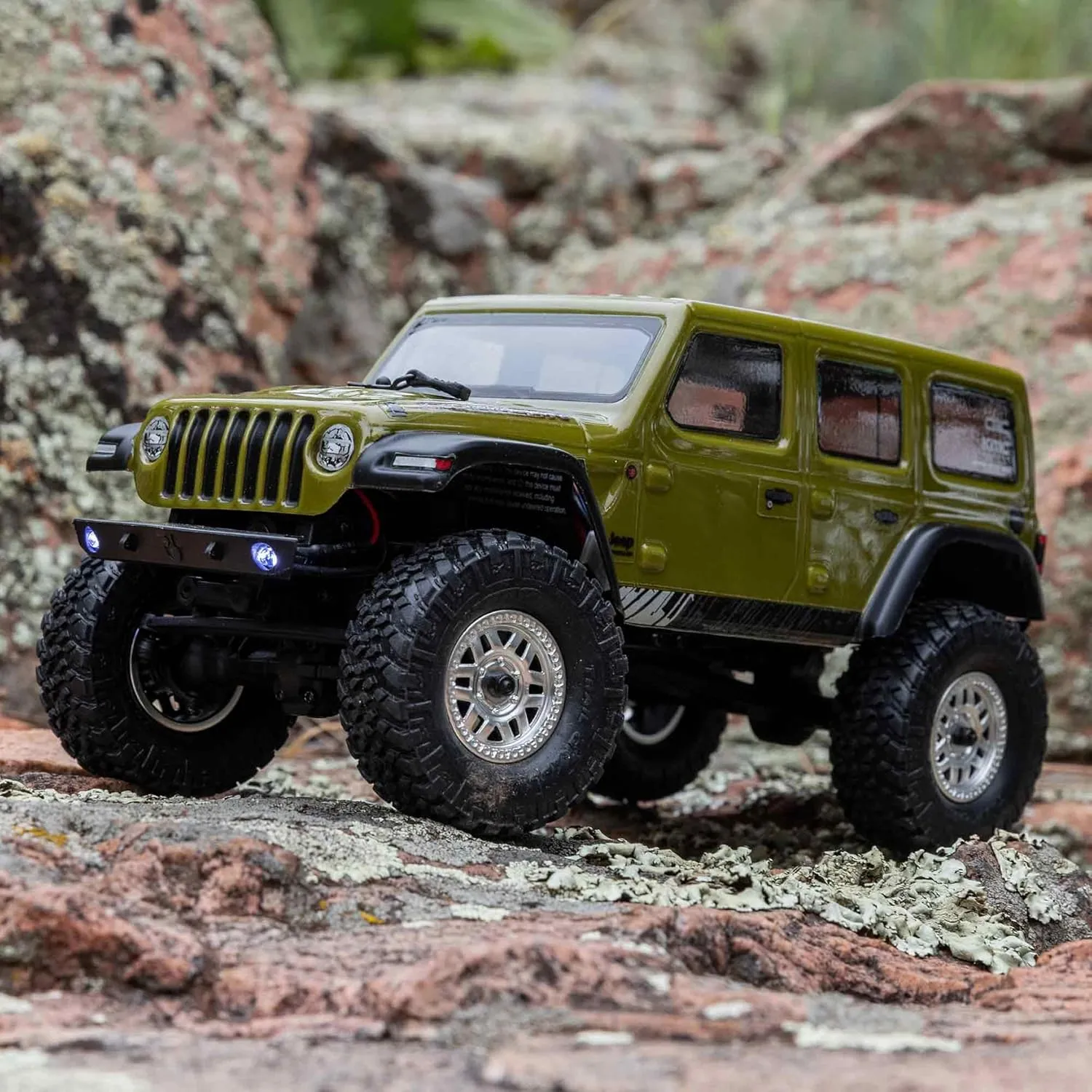 Axial RC Truck SCX24 2019 Jeep Wrangler JLU CRC, Green: 1/24 4WD RTR (Battery and Charger Included), AXI00002V3T4