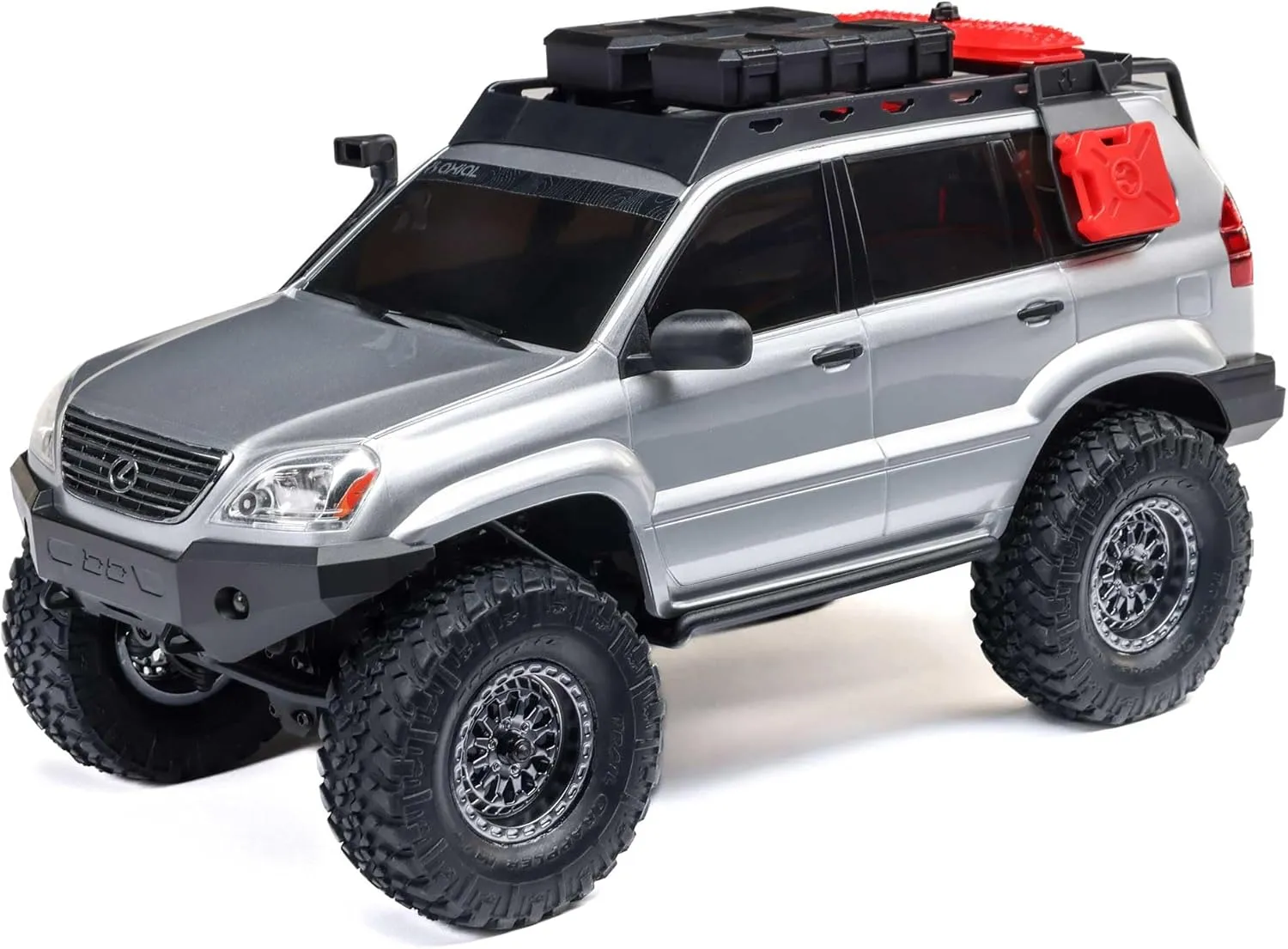Axial RC Truck SCX24 Lexus GX470: 1/24 4WD RTR (Everything Needed to Run is Included), Silver, AXI-1532T2