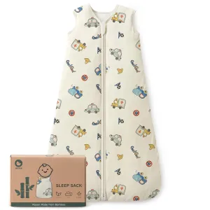Baby Sleep Sack 6-12 Months Rayon Made From Bamboo 1.0 Tog Soft Wearable Blanket Baby Sleeping Bag for Infant Newborn 2-Way Zipper Toddler Sleep Sacks
