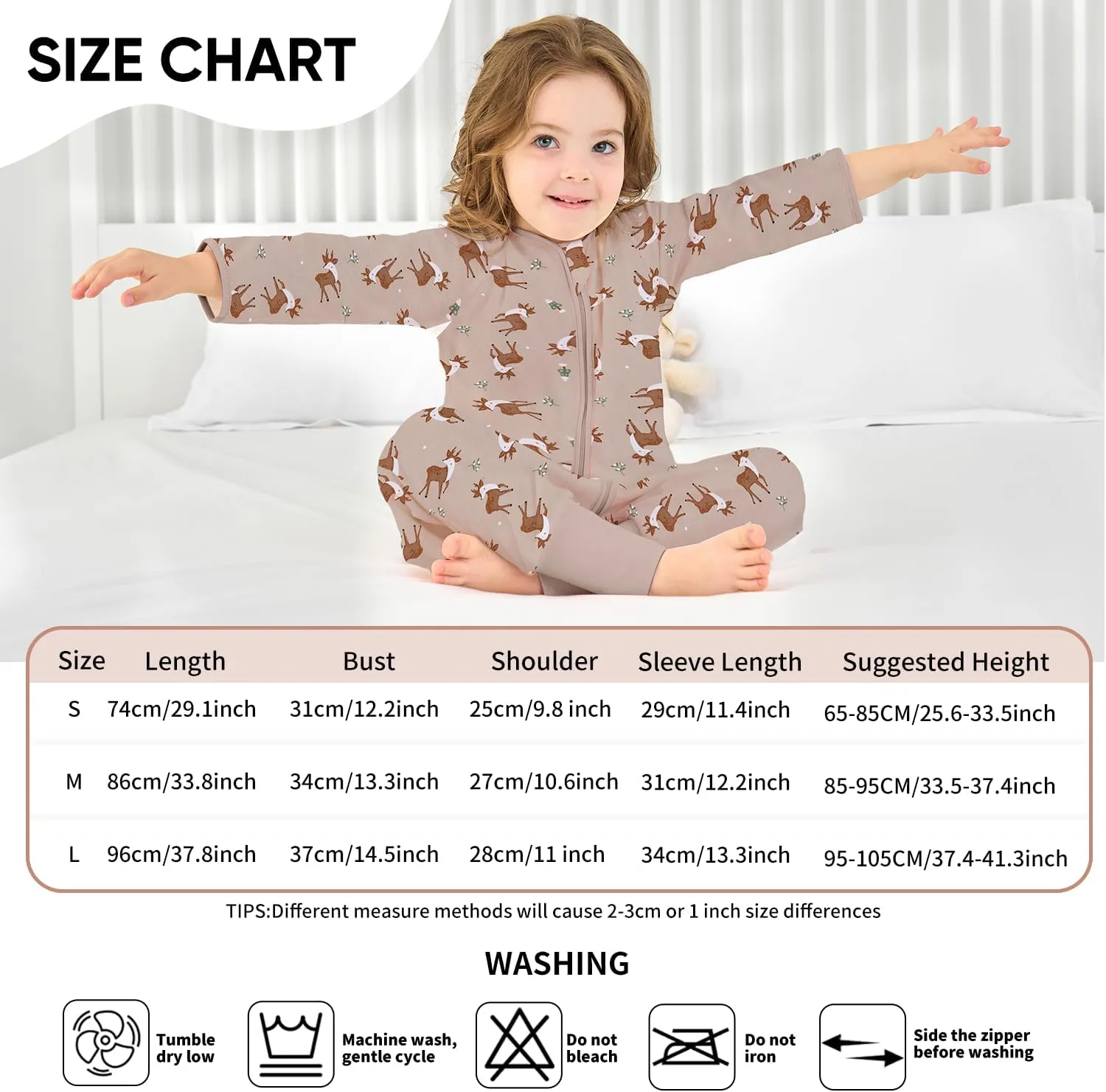 Baby Sleeping Bag with Feet, Summer Toddler Sleeping Sack with Legs Long Sleeves,Baby Wearable Blanket Sleep Sack 0.5 TOG