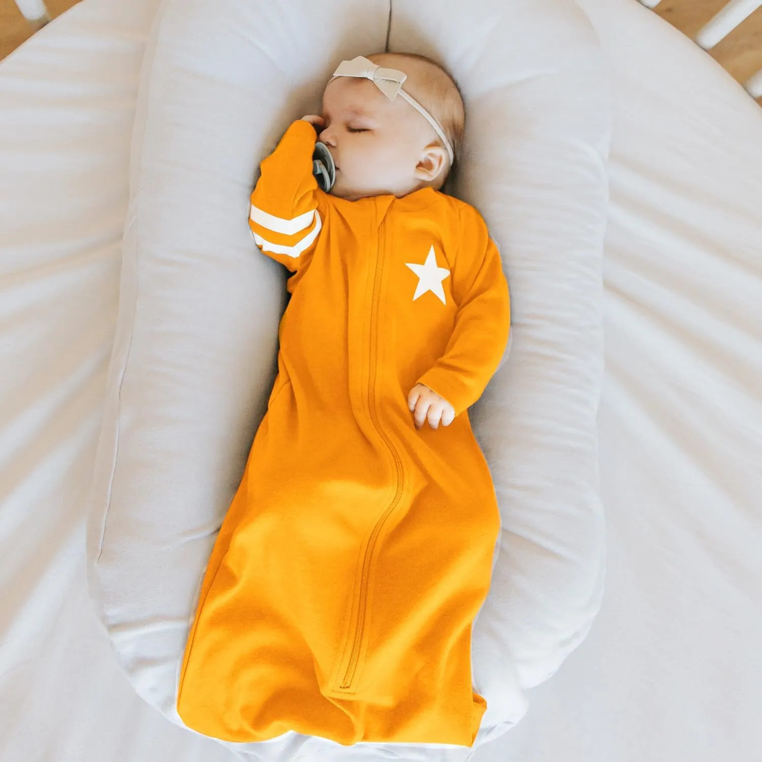 Babysoy Baby & Toddler Long Sleeve Wearable Blanket Sleep Sack - 1.0 TOG Sleeping Bag for Babies