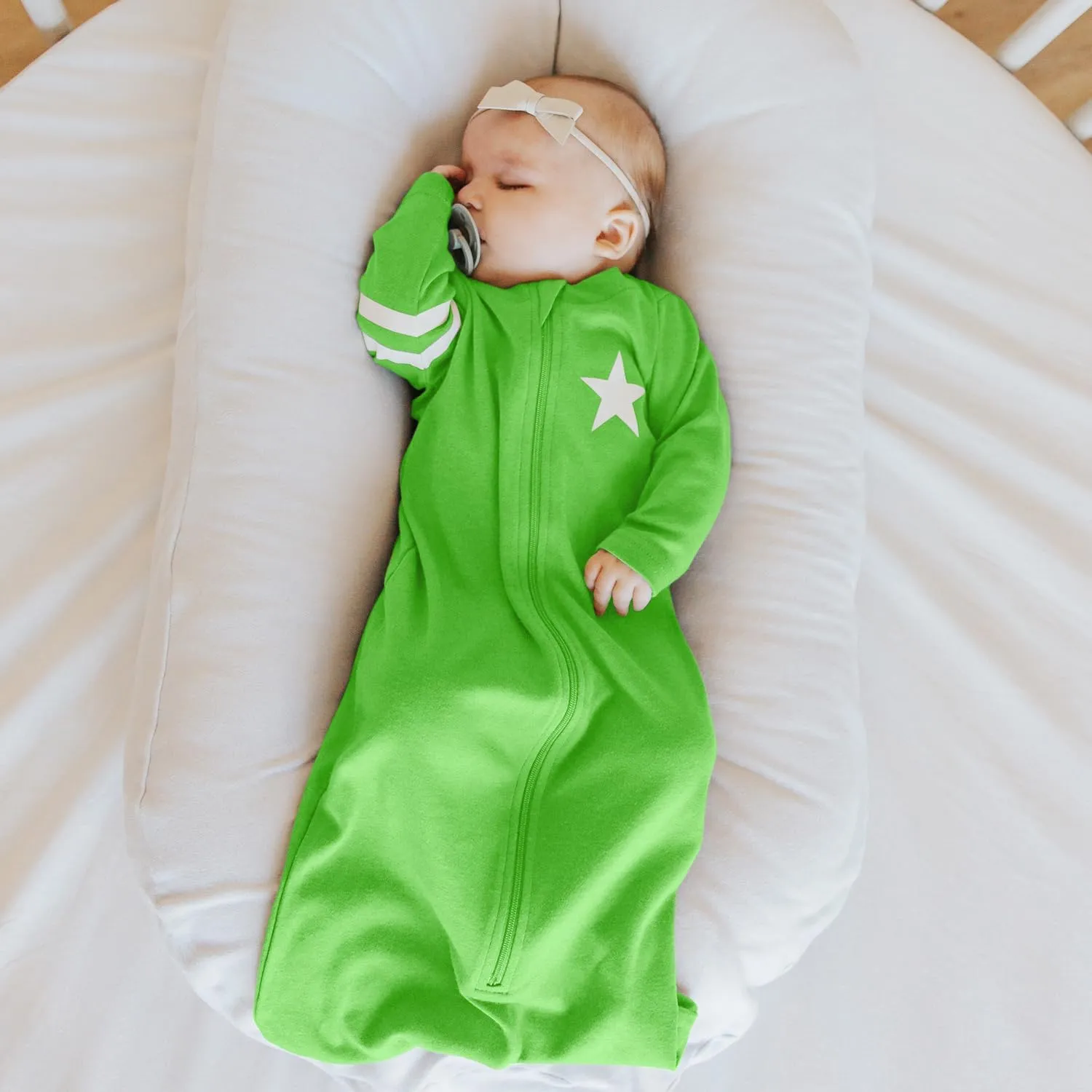 Babysoy Baby & Toddler Long Sleeve Wearable Blanket Sleep Sack - 1.0 TOG Sleeping Bag for Babies