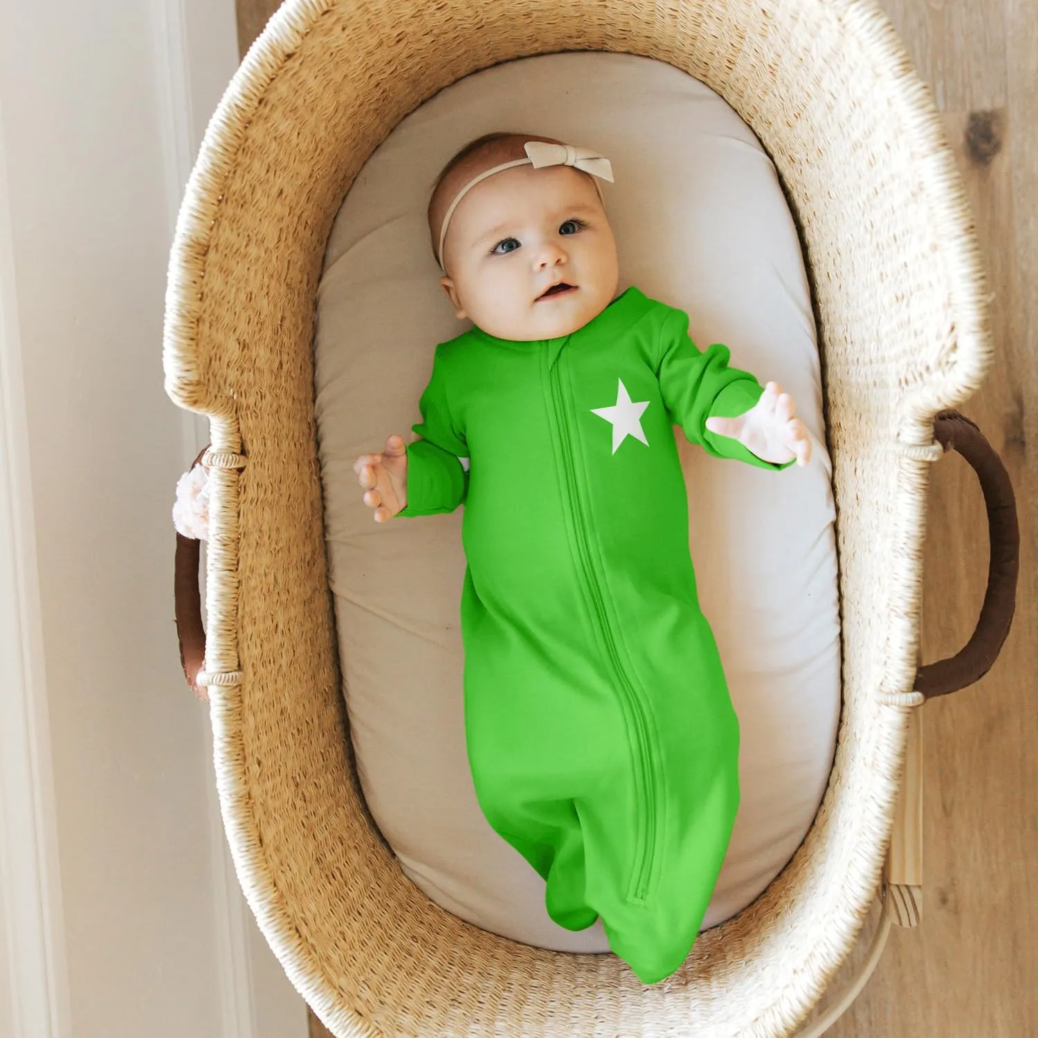 Babysoy Baby & Toddler Long Sleeve Wearable Blanket Sleep Sack - 1.0 TOG Sleeping Bag for Babies