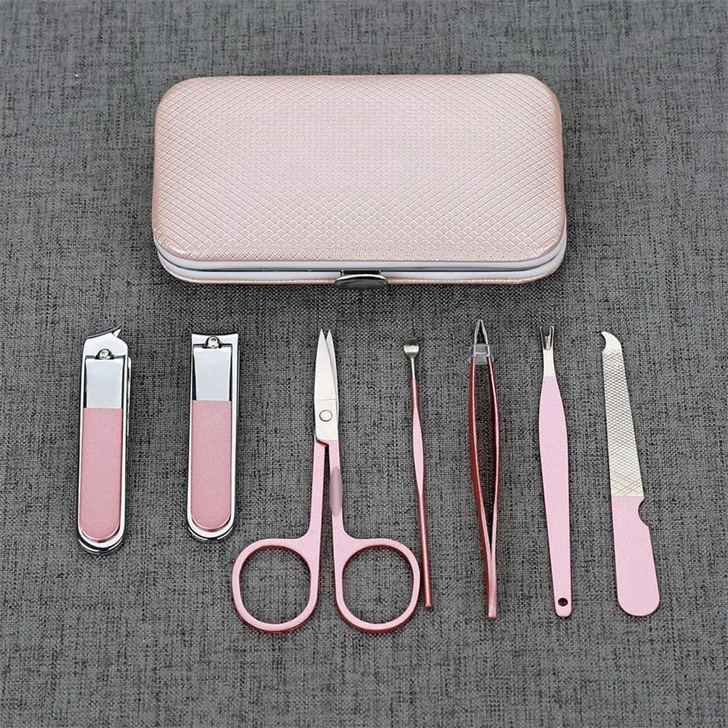 Beauty Manicure Tools Manicure Set 7 Pieces Nail Clippers Nail Clippers