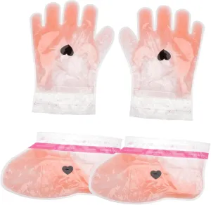 Beauty Wax Therapy Gloves Hand Foot Paraffin Wax Set Foot Care Supplies Spa Moisturizer Gentle Exfoliation