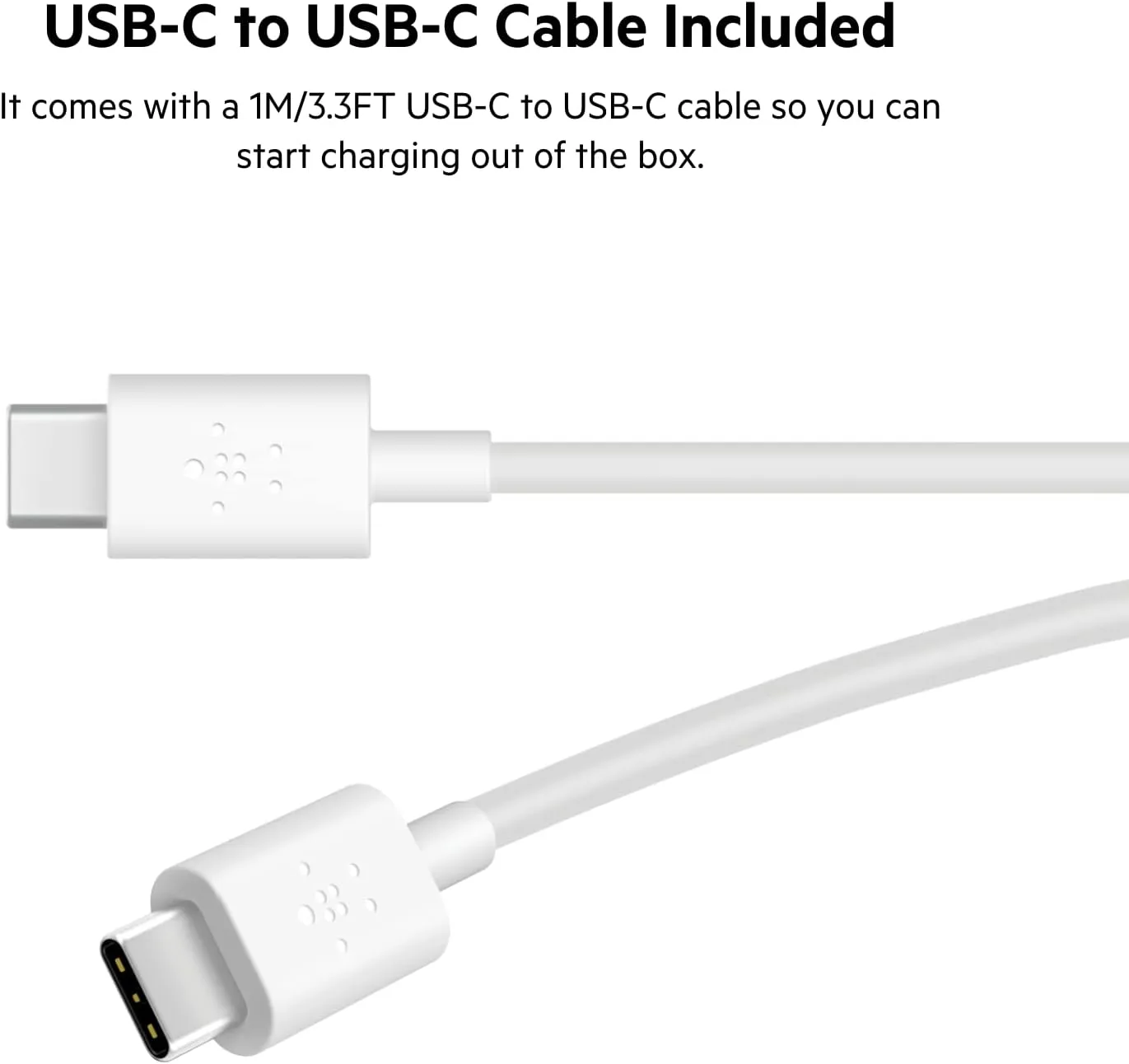 Belkin 37W USB-C Wall Charger - Power Delivery 25W USB-C Port   12W USB-A Port for PPS Charging Apple iPhone 16, 16 Plus, 16 Pro, 16 Pro Max, 15 Pro, Samsung Galaxy S25,Nintendo Switch 2 & More