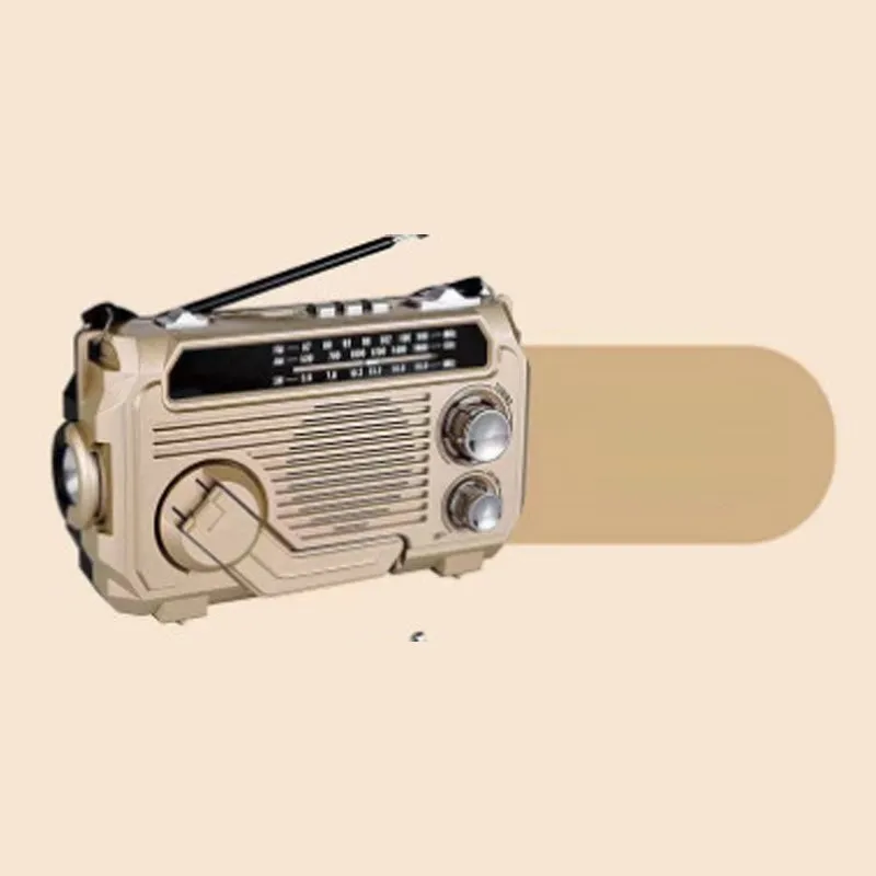 ⏳Beperkte tijd 50% korting!💥 Multi-function Hand Crank Portable Radio with Flashlight