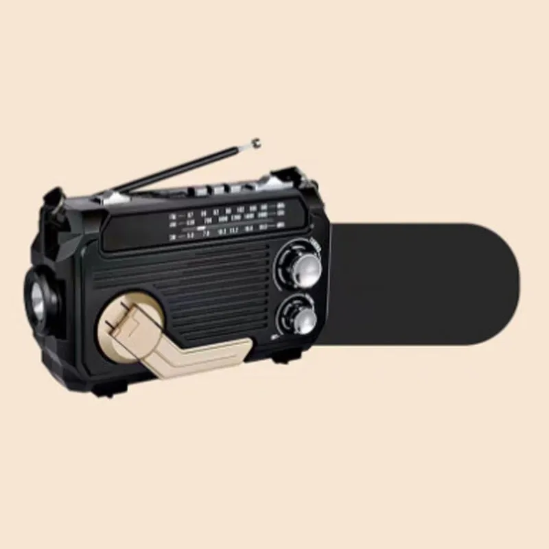 ⏳Beperkte tijd 50% korting!💥 Multi-function Hand Crank Portable Radio with Flashlight