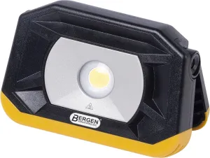 Bergen Industries DC-15 10W LED Mini Work Light with Built-in Battery & USB Charger, Black and Yellow