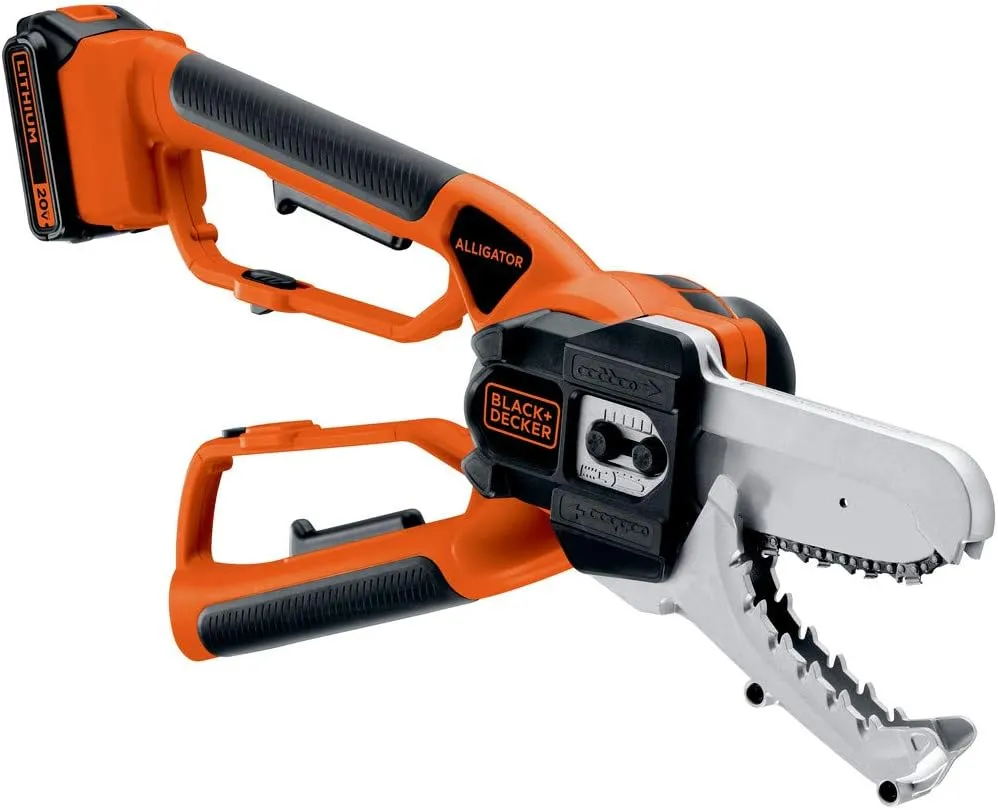 BLACK DECKER 20V MAX* Cordless Chainsaw, Alligator Lopper (LLP120)