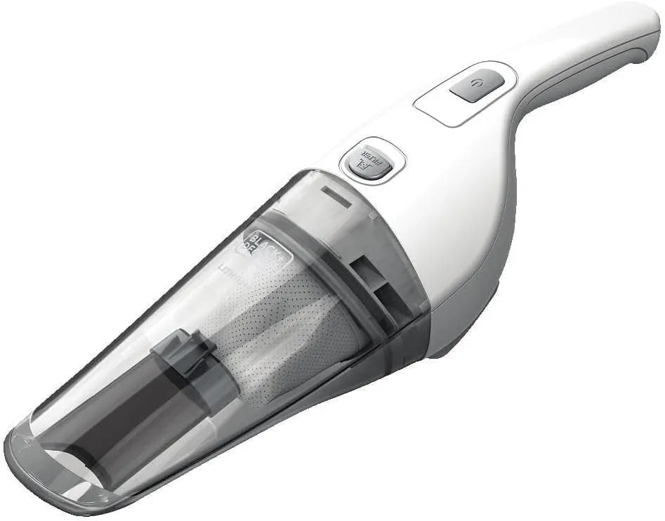 BLACK DECKER Handheld Vacuum 2Ah, 10.8 Volts, Power White (HNV220BCZ10FF)