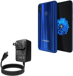 BoxWave Charger Compatible with Prestigio X Pro - Wall Charger Direct (15W), Rapid Charge Your Device with Built-in 6ft Cable