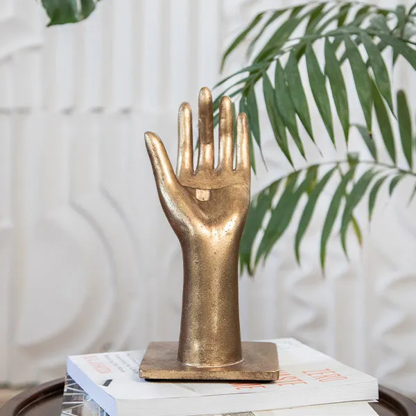 Bronze Hand Charger Stand