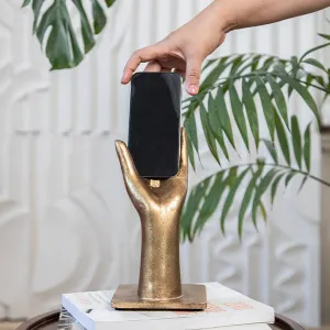 Bronze Hand Charger Stand