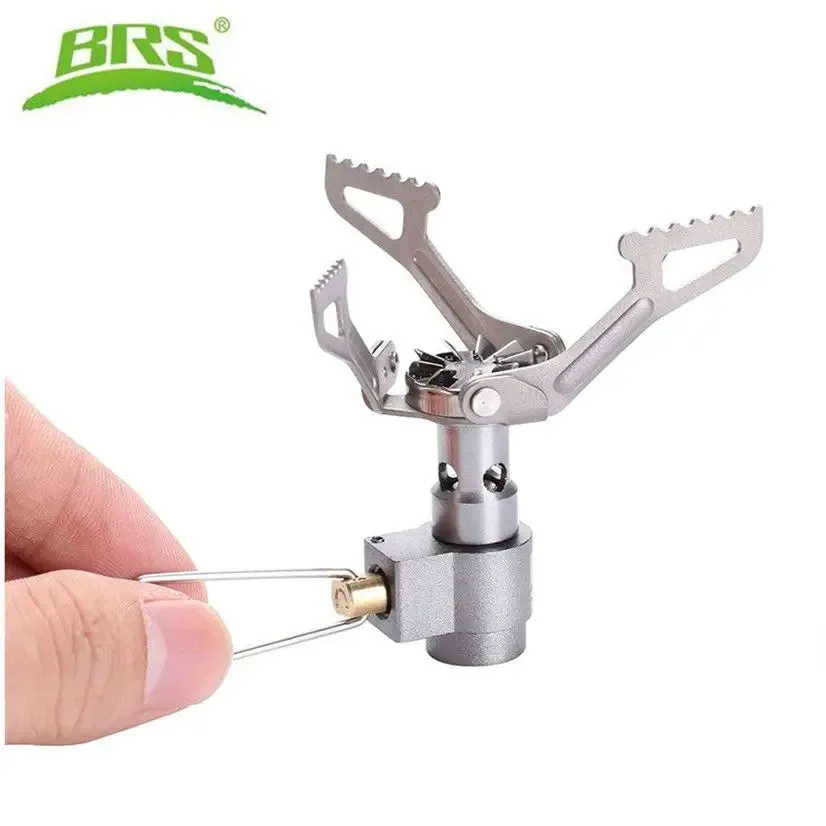 BRS-3000T Ultra-light 25g Titanium Alloy Camping Stove Outdoor Miniature Gas Burner Picnic Cookout
