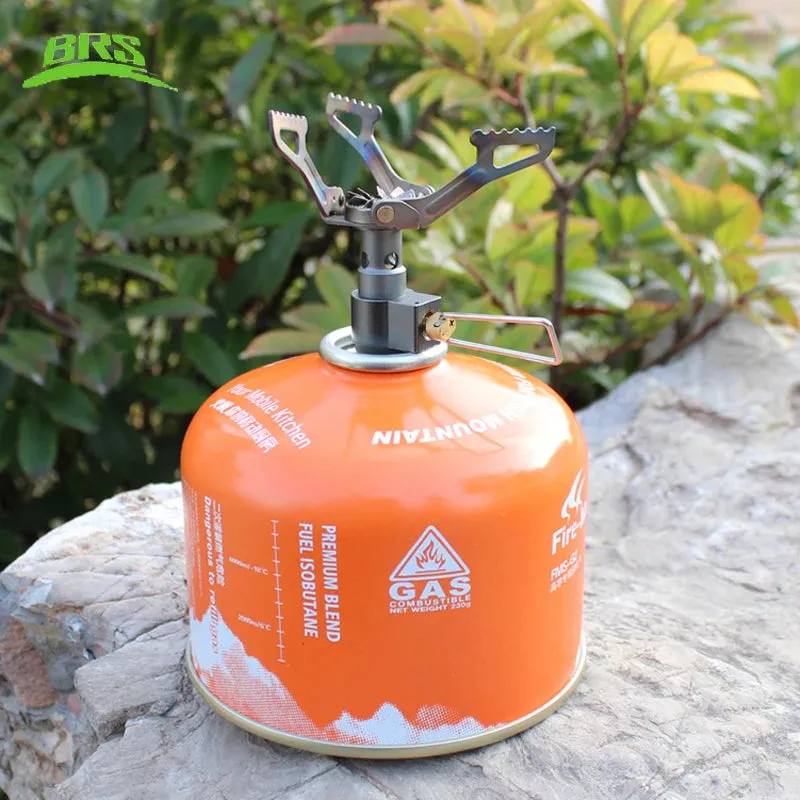 BRS Titanium Gas Stove Outdoor Camping Cooking Ultralight Burner Furnace Only 25g BRS-3000T