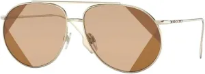BURBERRY Alice BE3138 Metal Aviator Sunglasses for Women   BUNDLE With Designer iWear Eyewear Kit