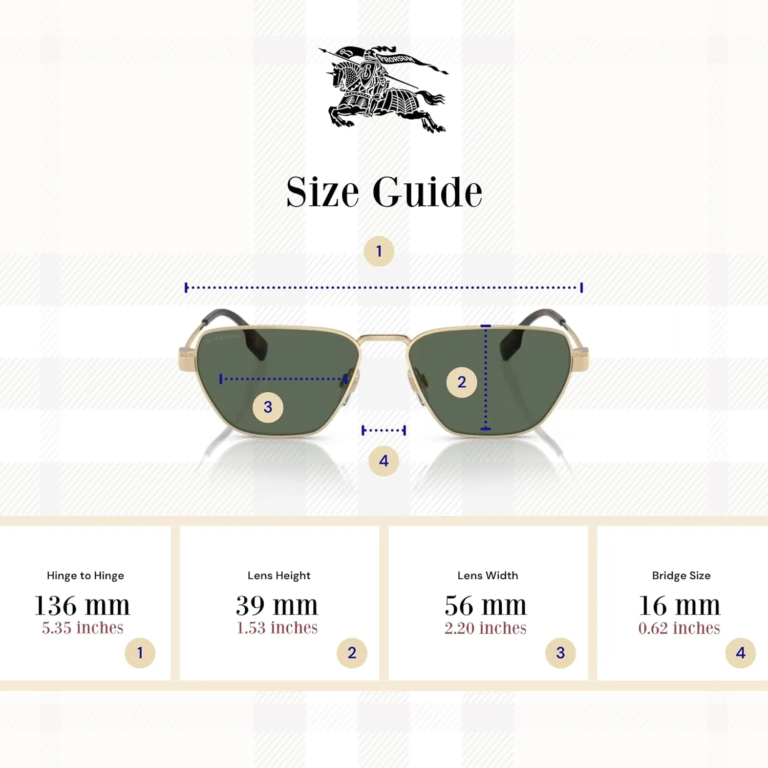 BURBERRY BE3146 Hexagonal Sunglasses for Men   BUNDLE With Deisgner iWear Complimentary Eyewear Kit
