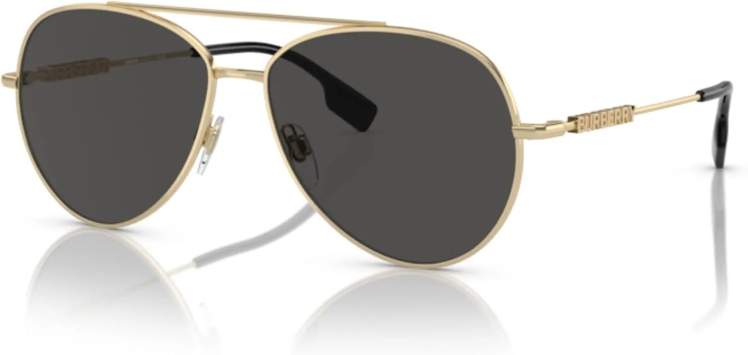 BURBERRY BE3147 Aviator Sunglasses for Women   BUNDLE With Designer iWear Complimentary Eyewear Kit