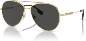 BURBERRY BE3147 Aviator Sunglasses for Women   BUNDLE With Designer iWear Complimentary Eyewear Kit