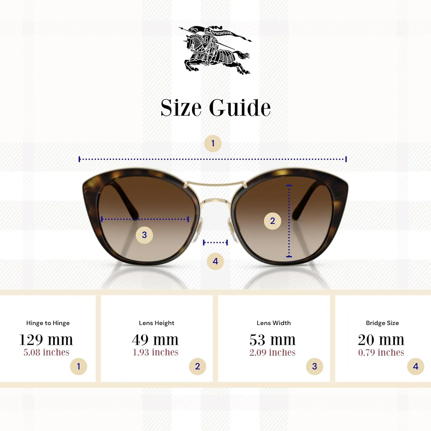 BURBERRY BE4251Q Round Sunglasses For Women   BUNDLE with Designer iWear Eyewear Kit