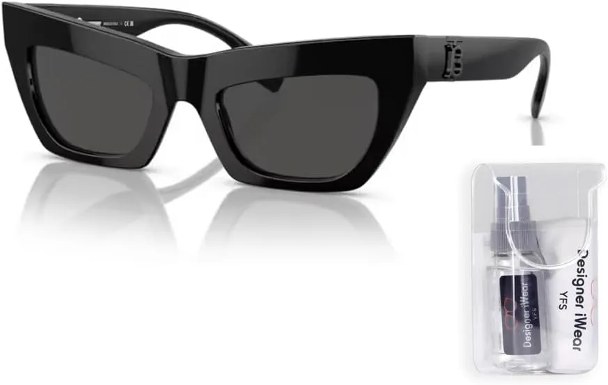 BURBERRY BE4405 Cateye Sunglasses for Women   BUNDLE With Designer iWear Complimentary Eyewear Kit