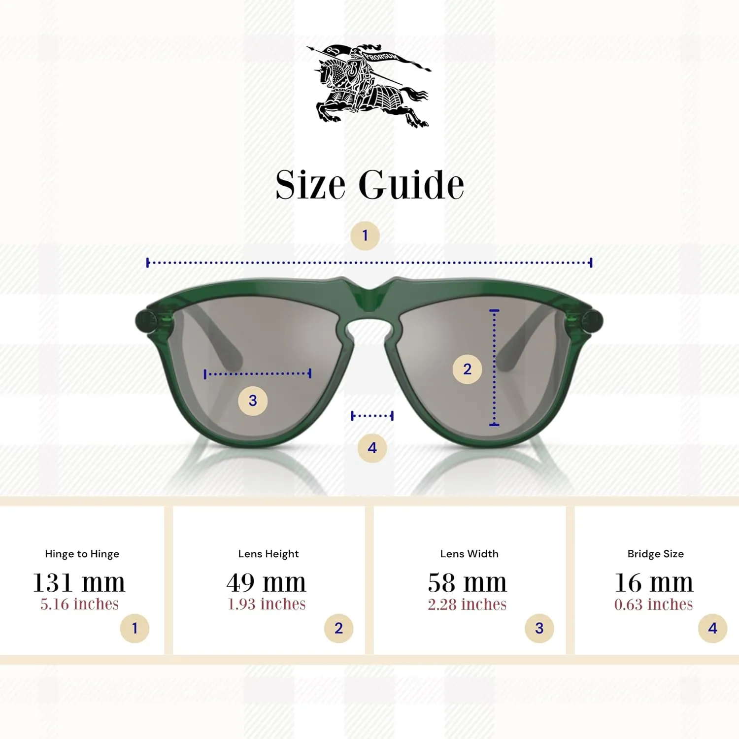 BURBERRY BE4417U Aviator Sunglasses for Men   BUNDLE With Deisgner iWear Complimentary Eyewear Kit