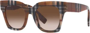 BURBERRY Kitty BE4364 Square Sunglasses for Women   BUNDLE With Designer iWear Eyewear Kit