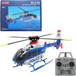 C123 Remote Control Helicopter, Ultra-high Simulated RC Helicopter, 1/36 Scale 2.4G 6CH RC Electric Airplane Model, Collectable RC Flying Helicopte for Adults - RTF
