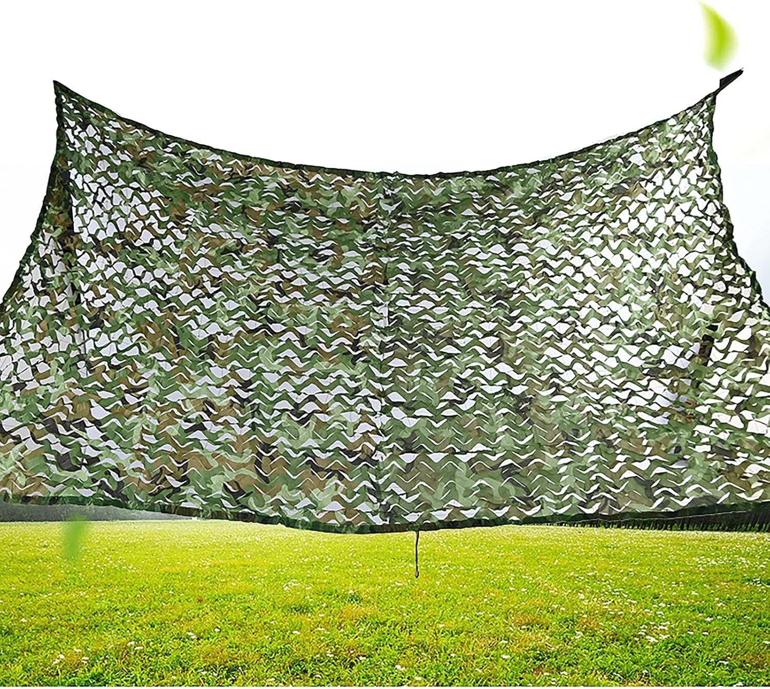 Camo Netting, Camouflage Netting, Military Tarp, Sun Shade Mesh, Hunting Blinds, 3x8m (9.84x26.25 ft) , for Camping, Shooting, Decoration, Easy to Install, Customized,10*14m(32.81*45.93ft)