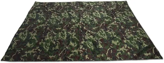 Camouflage Tent Tarp, Portable Rainproof Tent Tarp Camping Tent Tarp Shelter for for Outdoor Hiking Hunting