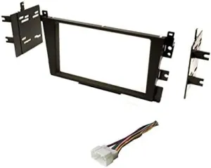 Car Stereo Dash Kit and Wire Harness for Installing a Double Din Radio for 2000-2003 Acura CL 1999-2003 Acura TL