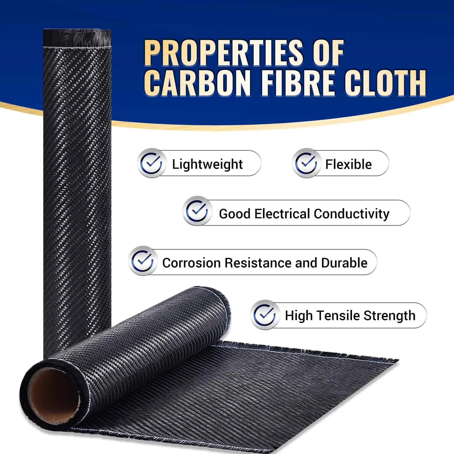 Carbon Fiber Repair Kit, 12" Carbon Fiber Cloth Roll,8OZ Epoxy Resin 4OZ Hardener, DIY Carbon Fiber Fabric Sheet Fibra de Carbono para Carro (5FT Cloth   Epoxy Resin)