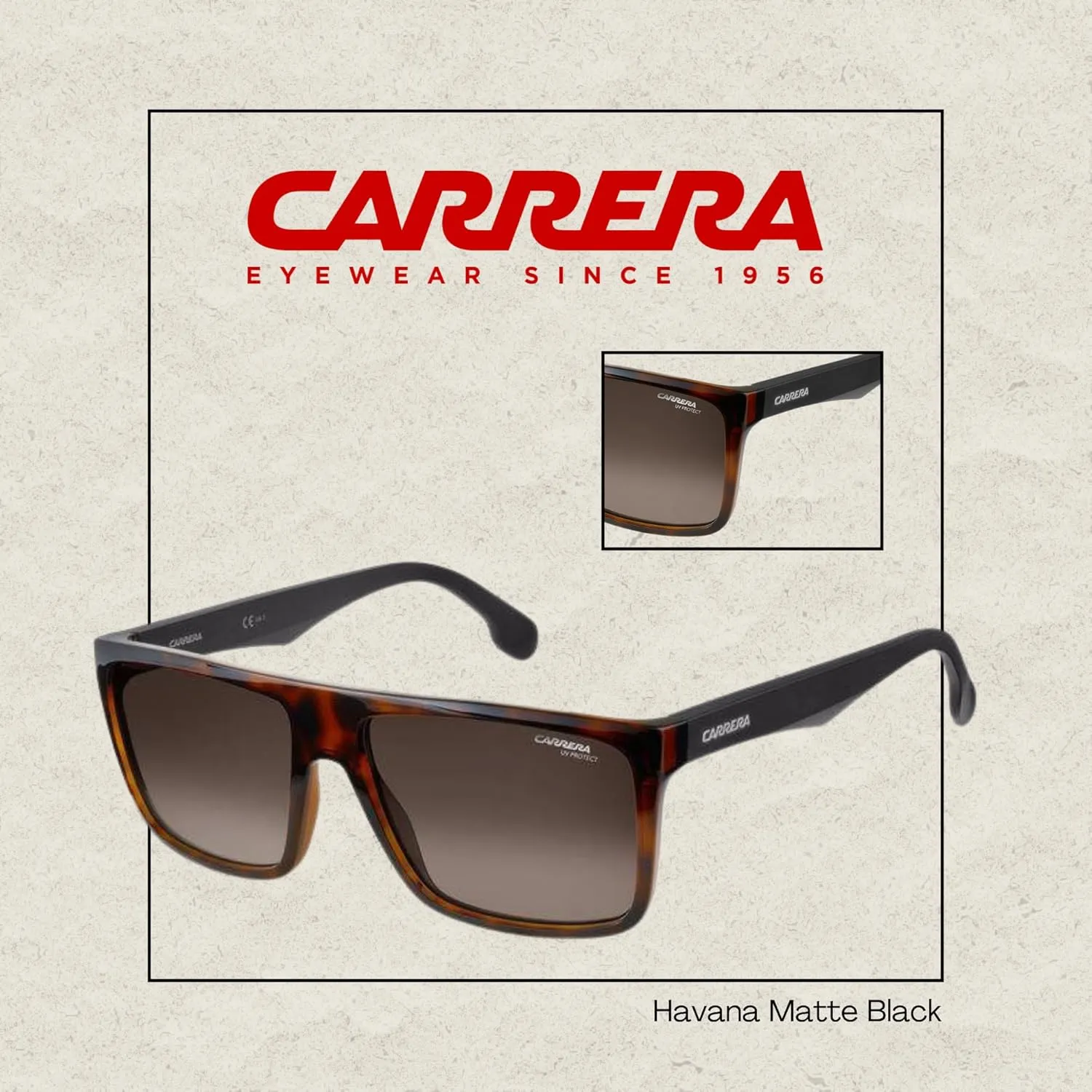 Carrera CA5039/S Sunglasses for Men for Women  BUNDLE With Designer iWear Eyewear Kit