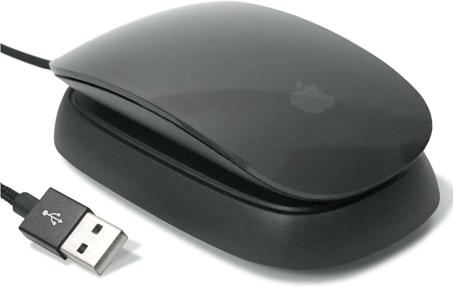 Charging Station Compatible with Apple Magic Mouse 2 - Dark Grey - Perfect Accessories | Usable As Charging Dock, Stand & Charger | Includes 5ft (1.5m) USB-A Cable
