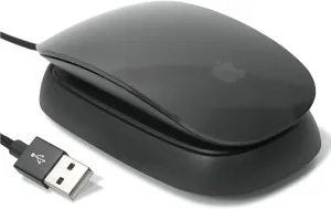 Charging Station Compatible with Apple Magic Mouse 2 - Dark Grey - Perfect Accessories | Usable As Charging Dock, Stand & Charger | Includes 5ft (1.5m) USB-A Cable