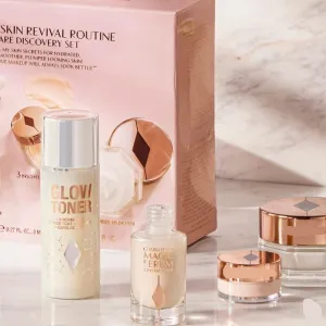 CHARLOTTE'S IMMEDIATE SKIN REVIVAL ROUTINE SKINCARE DISCOVERY SET LIMITED EDITION SKINCARE KIT
