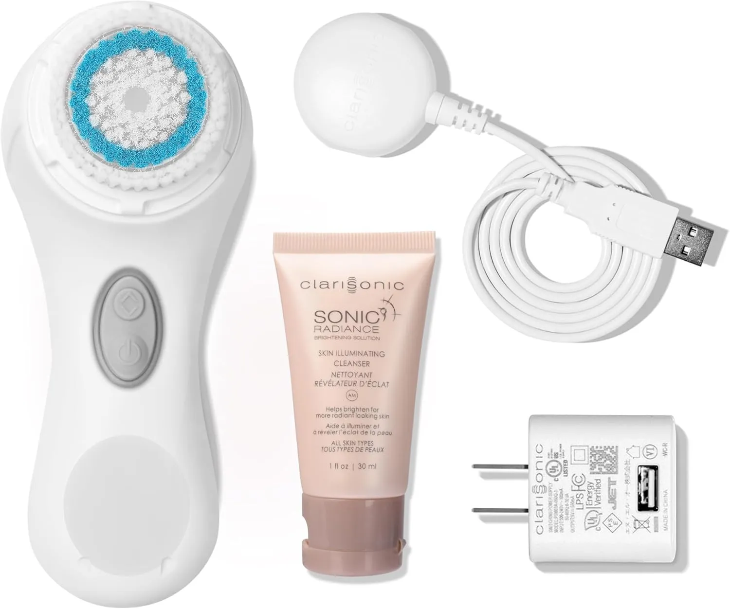 Clarisonic Mia 2, Sonic Facial Cleansing Brush System, White