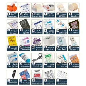 Class A First Aid Kit - NA RESCUE