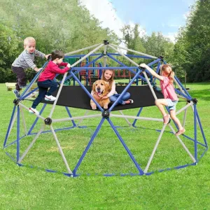 Climbing Dome for Kids Jungle Gym Apply to Park Dome Climber with Hammock Playground Equipment