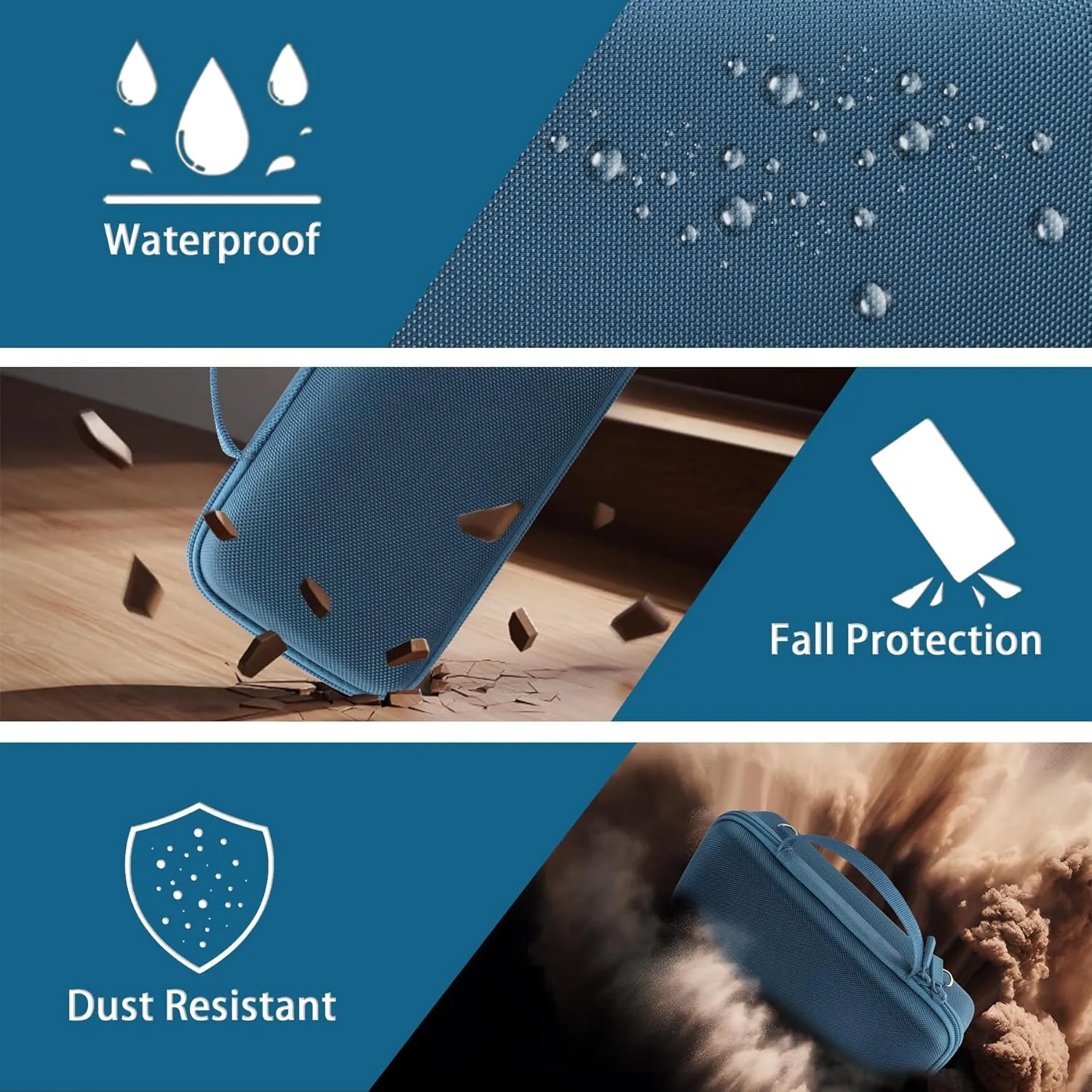 co2CREA Hard Travel Case Replacement for Bose New SoundLink Flex 2nd Gen/Bose SoundLink Flex Bluetooth Portable Speaker (Blue Dusk Case)