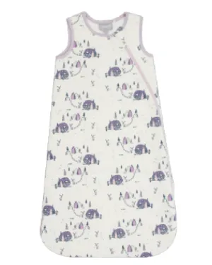 Coccoli Modal 1.5 Sleepsack Lavender Camping Print: Size NB/6M to 18/36M