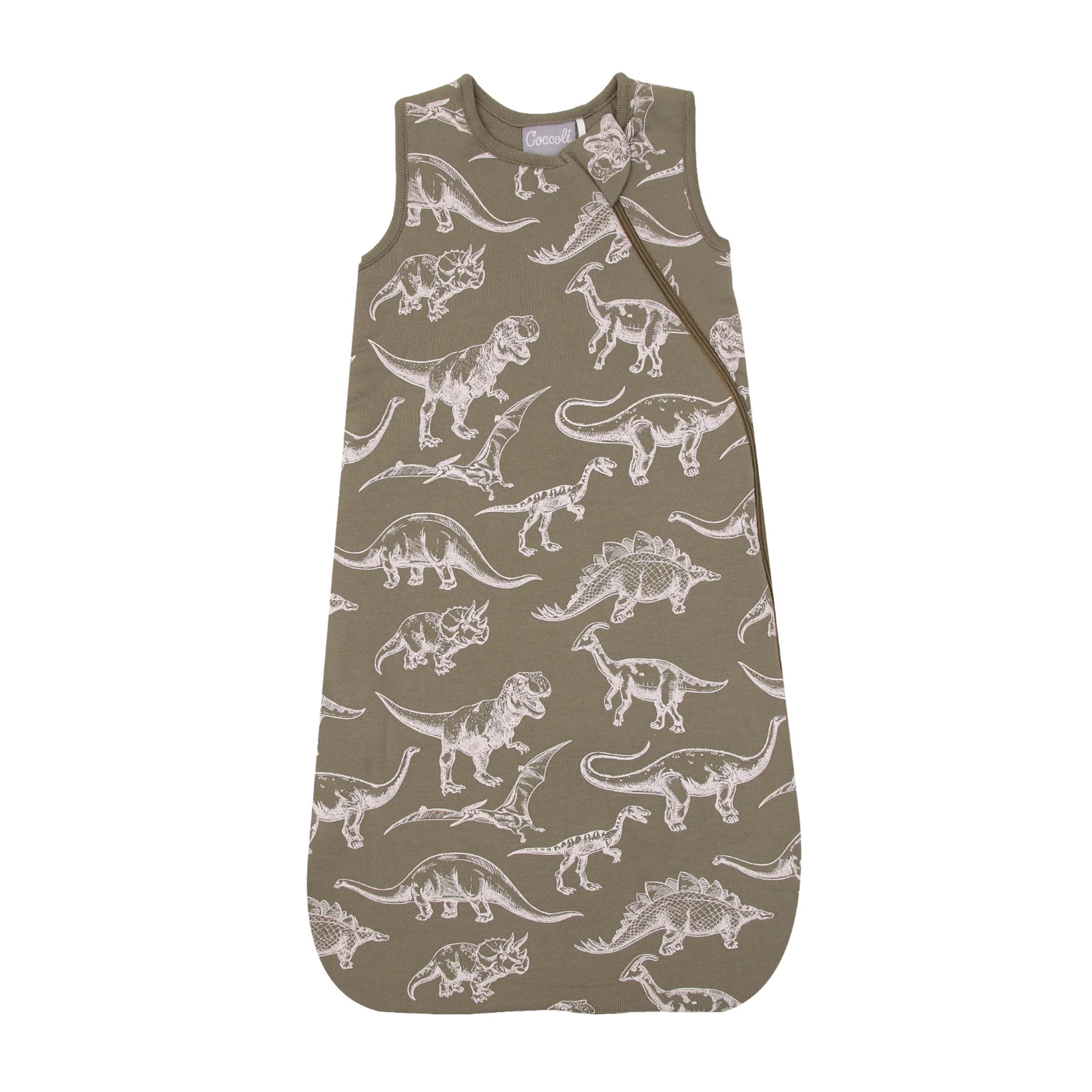 Coccoli Modal O.5 TOG Sleepsack in Dinosaur Print: Size NB to 18M